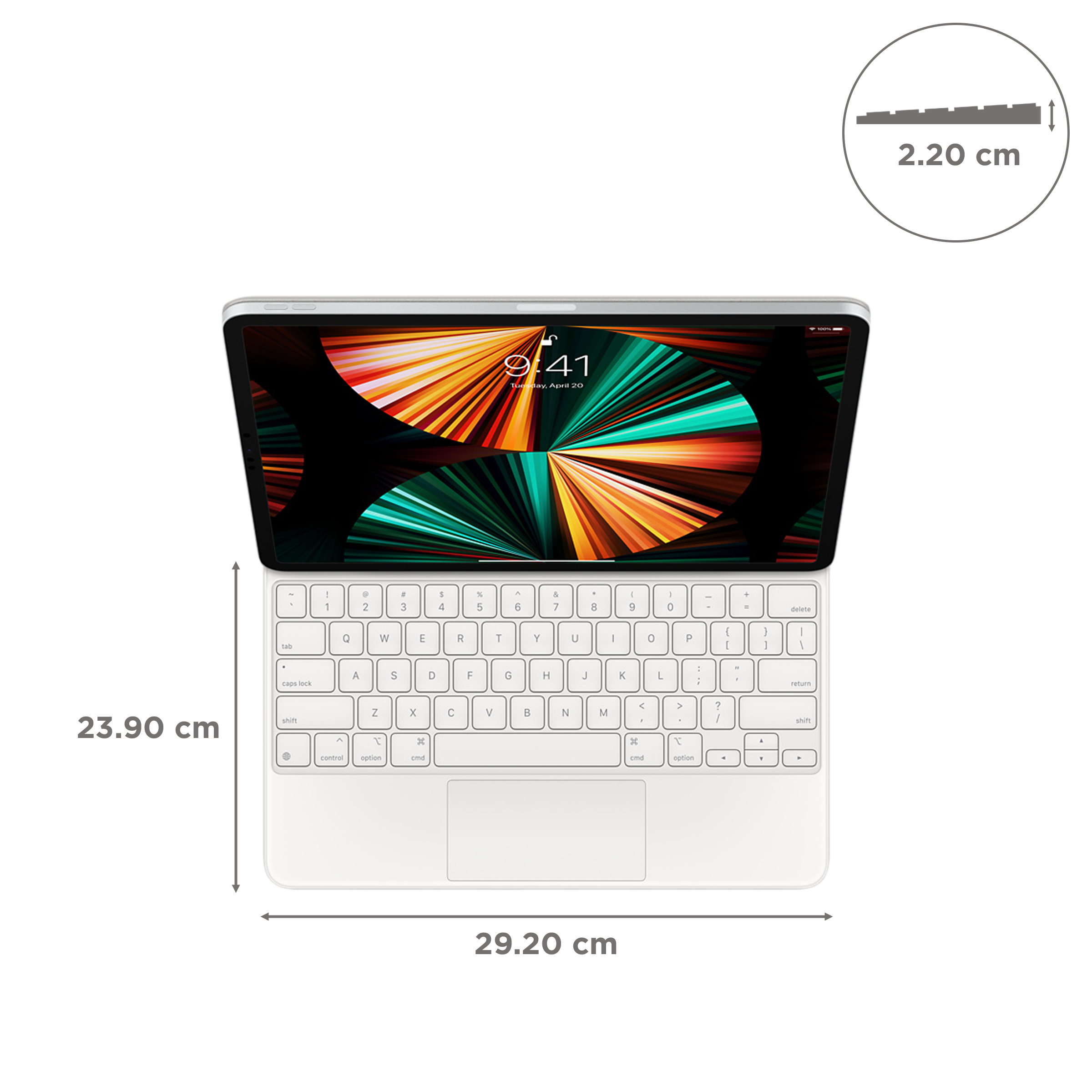 Buy Apple Magic Bluetooth Keyboard for iPad Pro 12.9 Inch (3rd, 4th